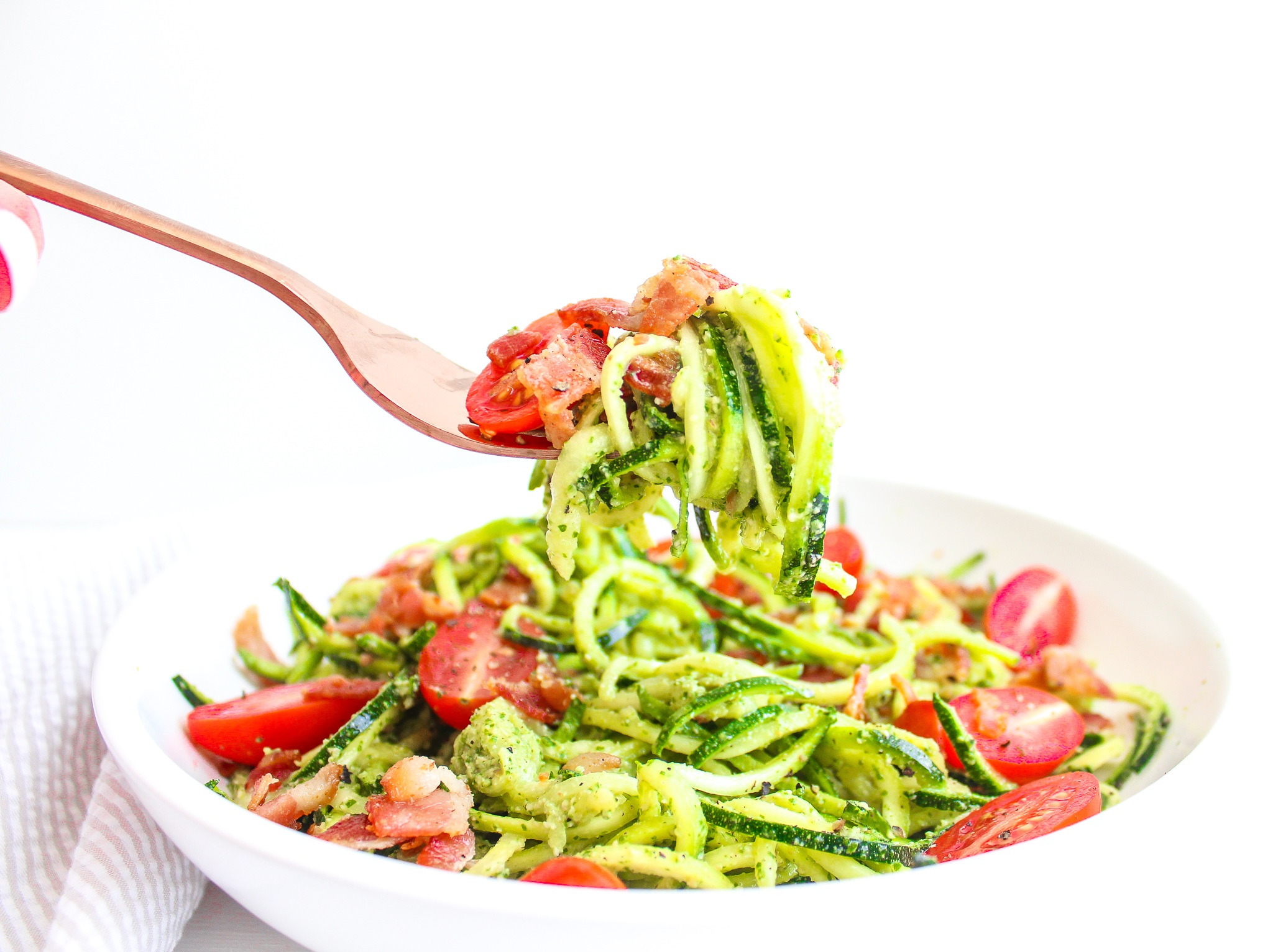 BLT Zoodle Salad