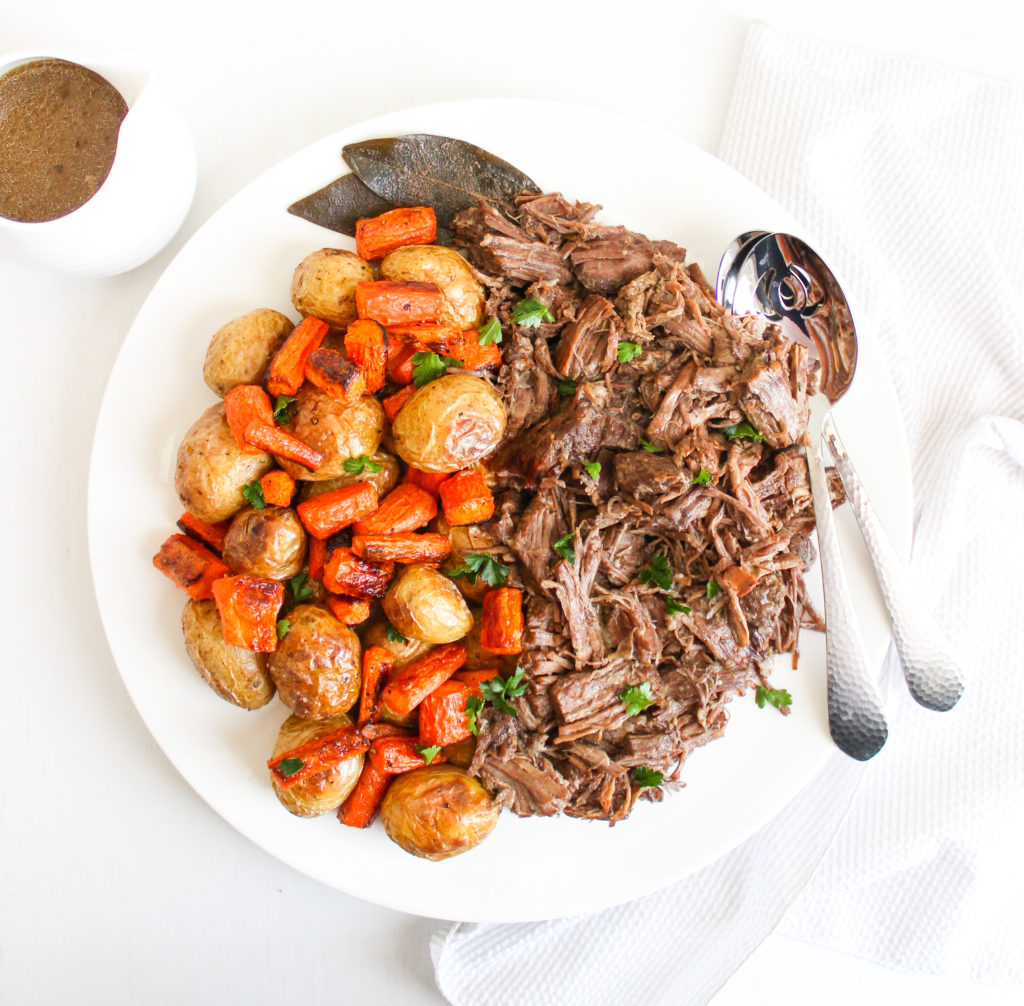 Perfect Pot Roast with Veggies and Gravy
