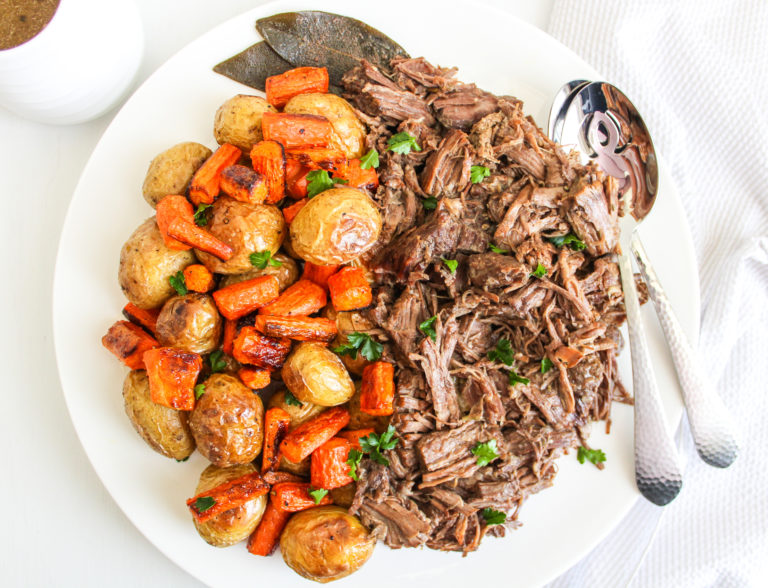 Perfect Pot Roast with Veggies and Gravy