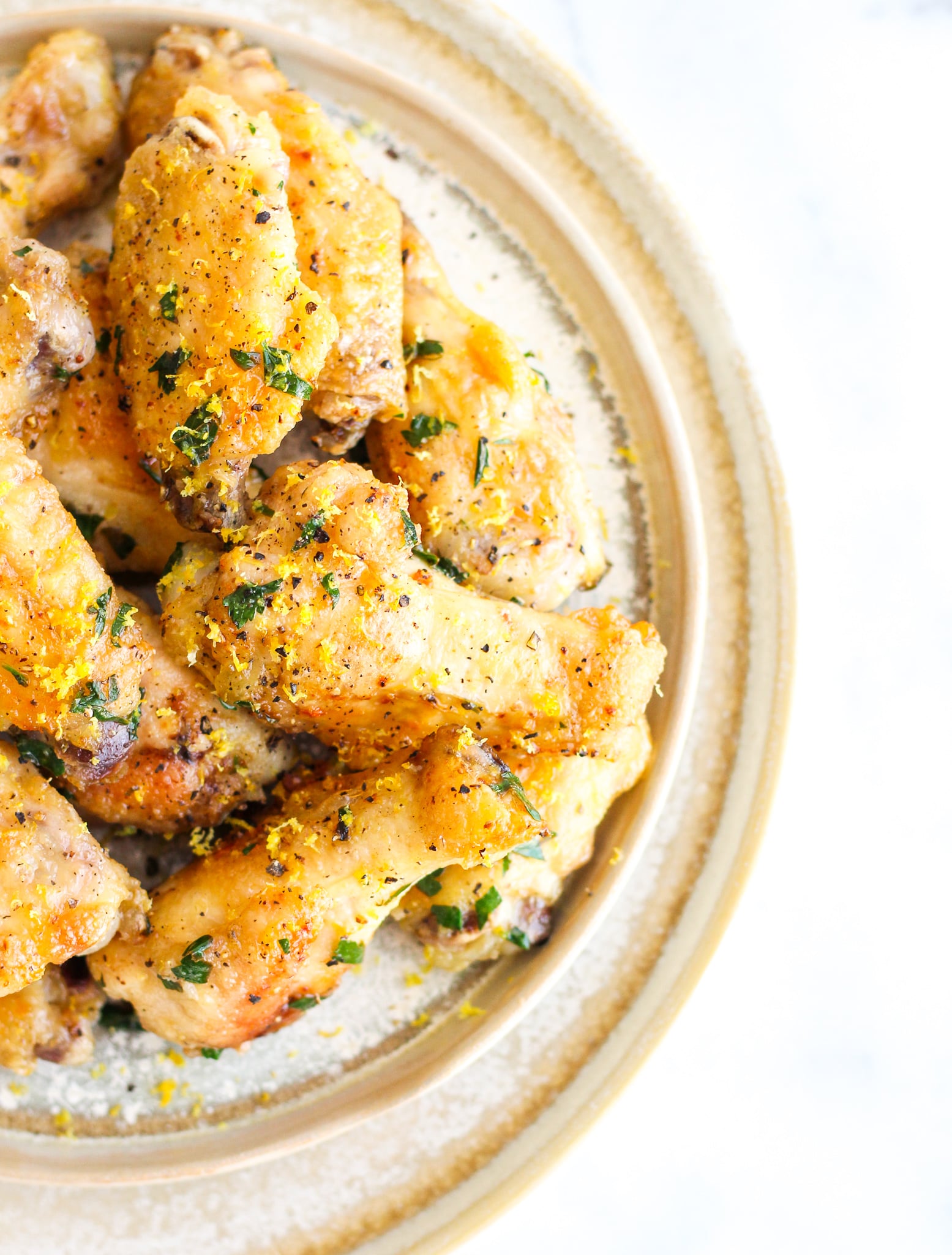 Crispy Lemon Pepper Chicken Wings
