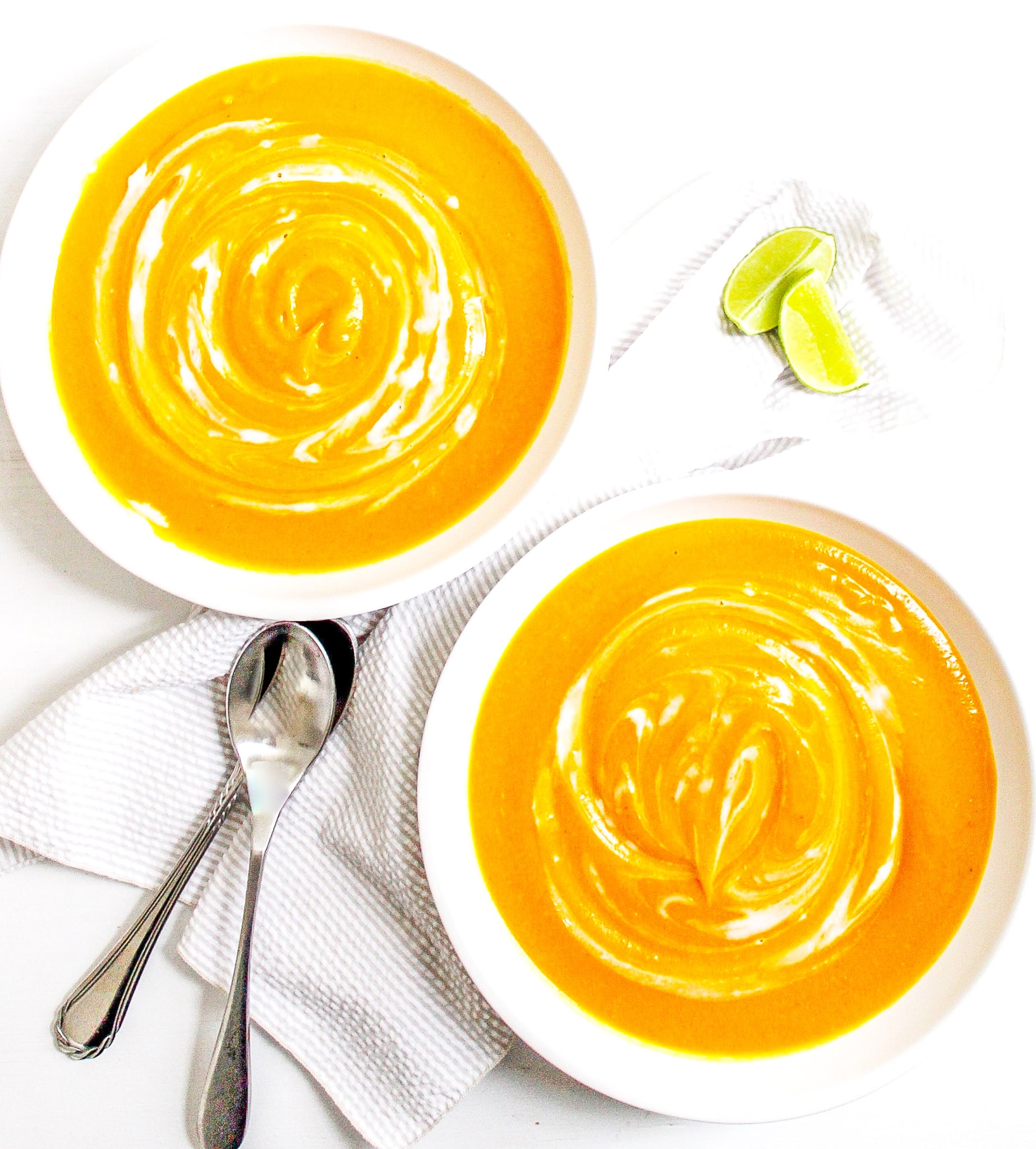 Instant Pot Curried Carrot & Butternut Squash Soup