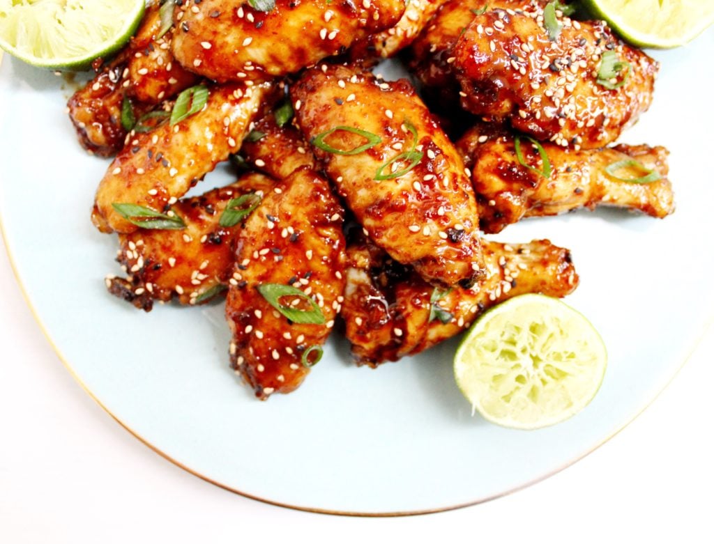 Sweet & Spicy Asian Chicken Wings