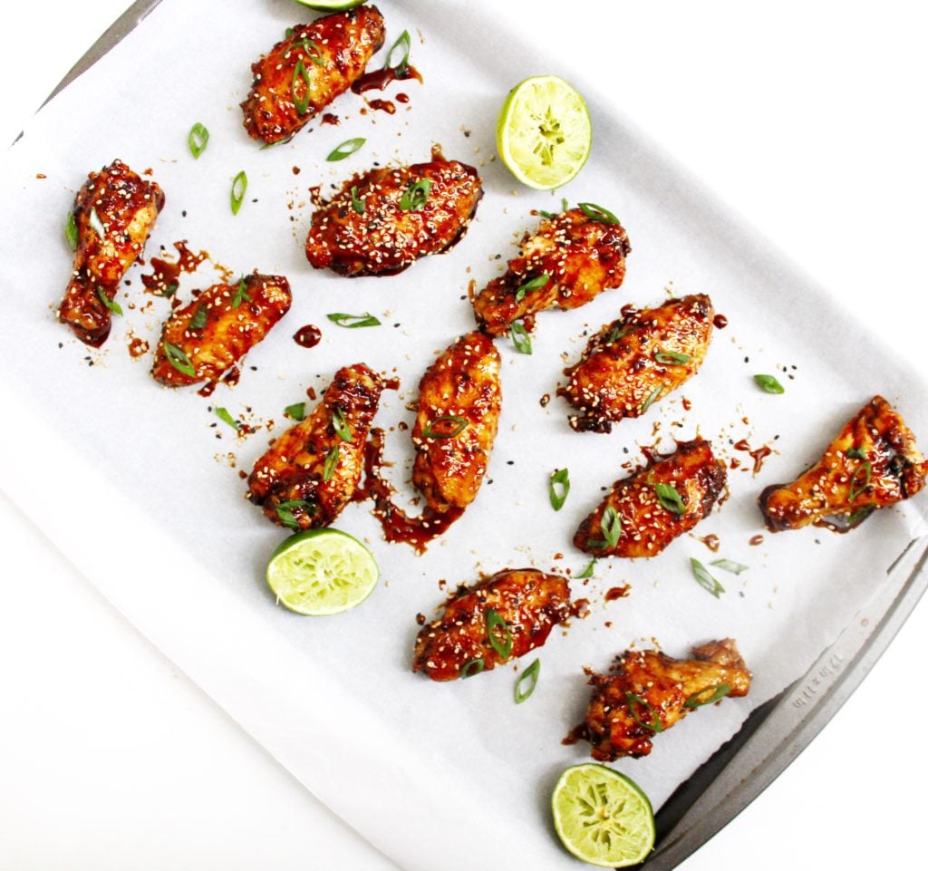 Sweet & Spicy Asian Chicken Wings