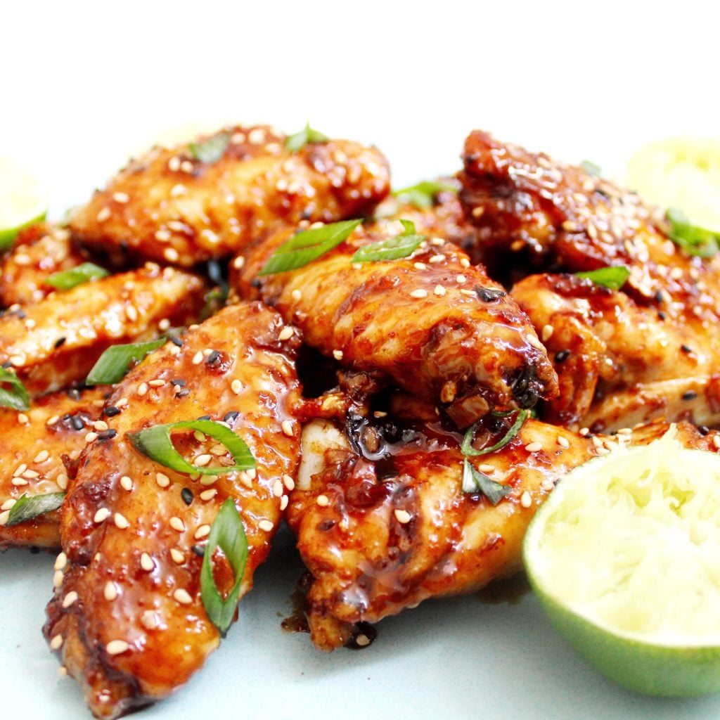 Sweet & Spicy Asian Chicken Wings
