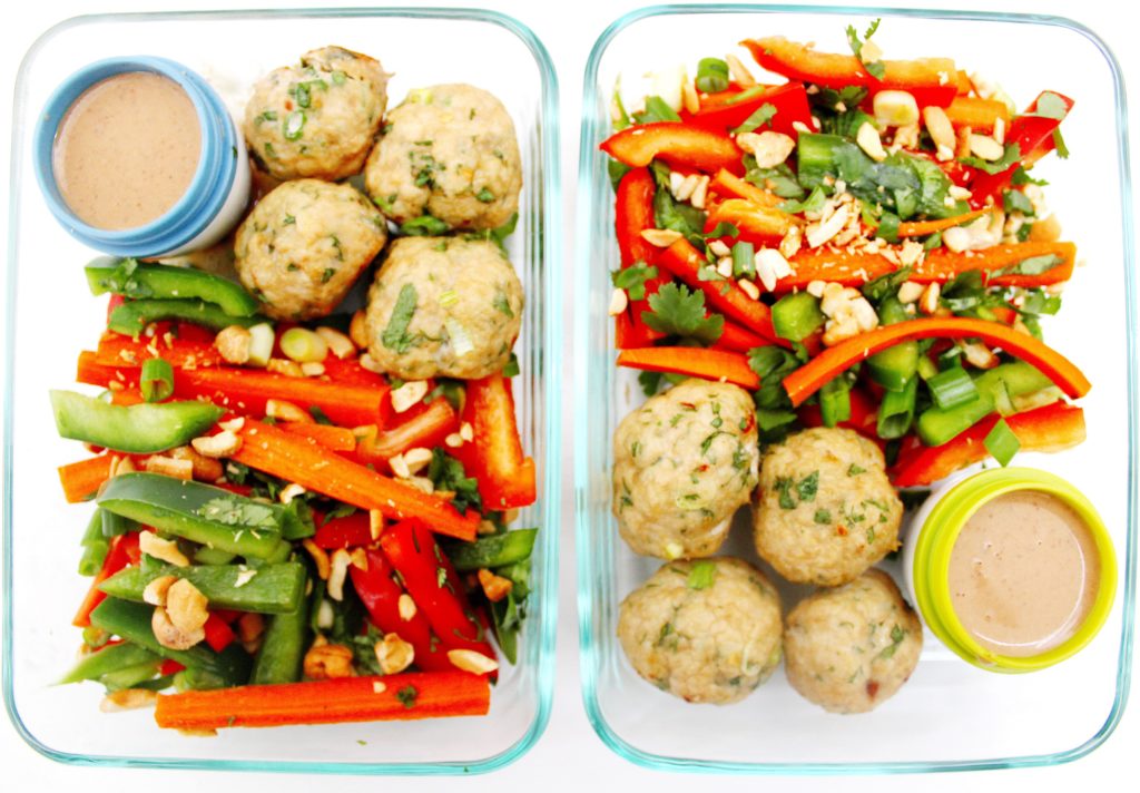 Thai Meatball Meal Prep Bowls Thai Meatball Meal Prep Bowls