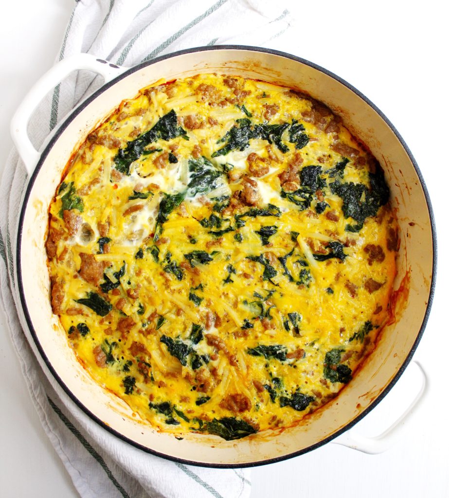 Turkey and Kale Breakfast Bake