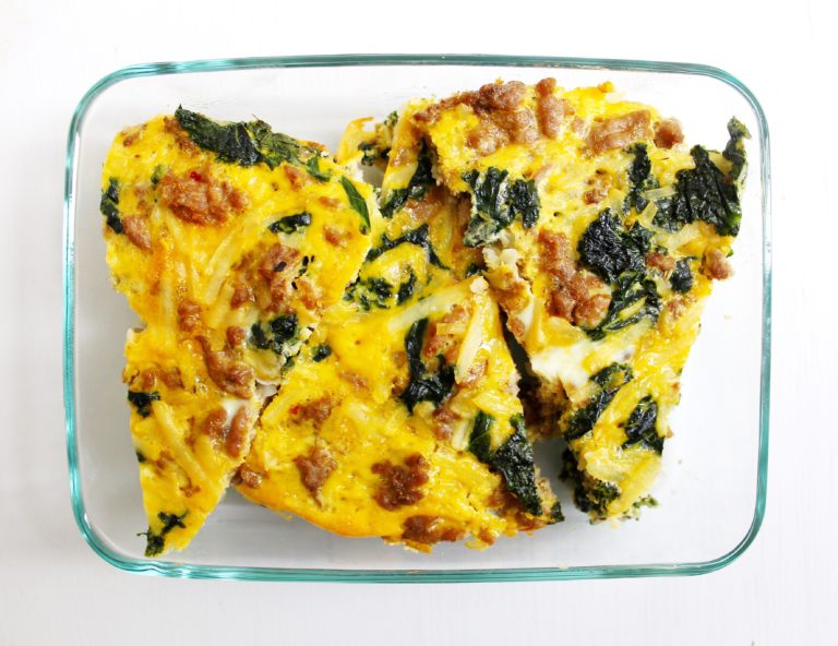 Turkey and Kale Breakfast Bake