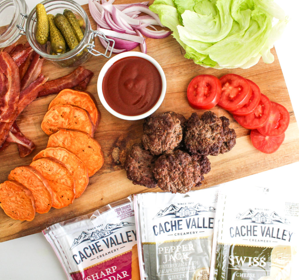 BBQ Bacon Sliders with Sweet Potato Buns