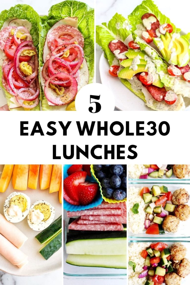 5 Easy Whole 30 Lunch Ideas