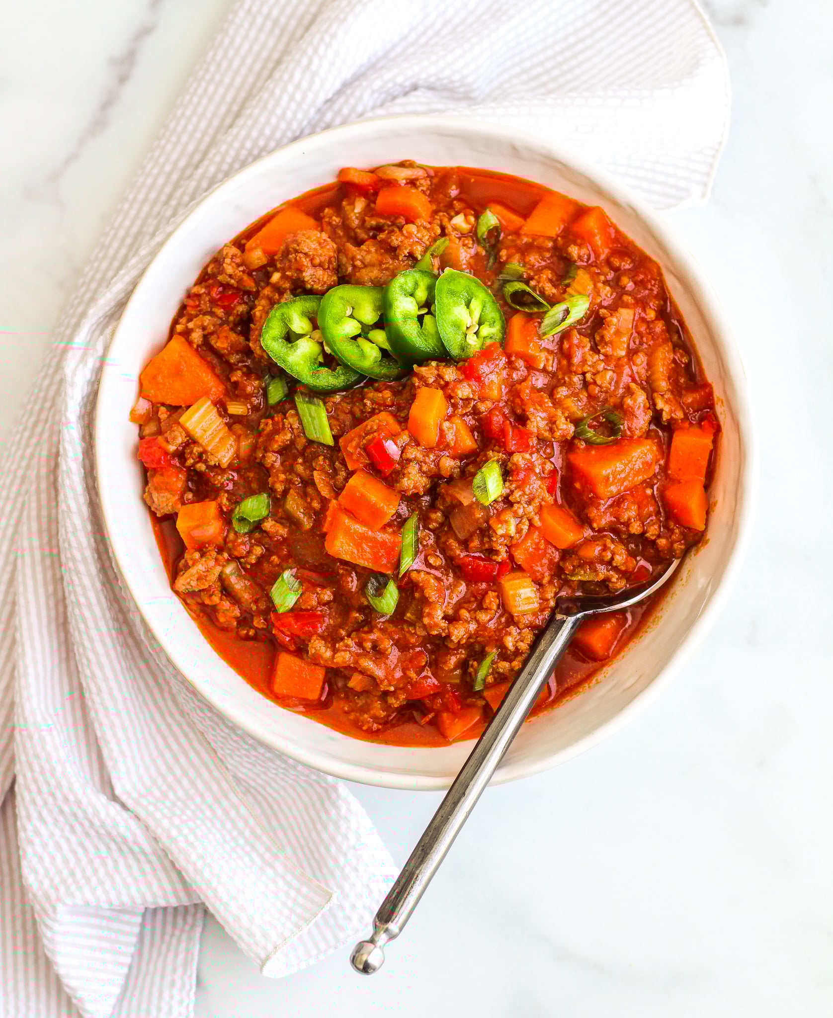 Whole30 Sweet Potato Chili