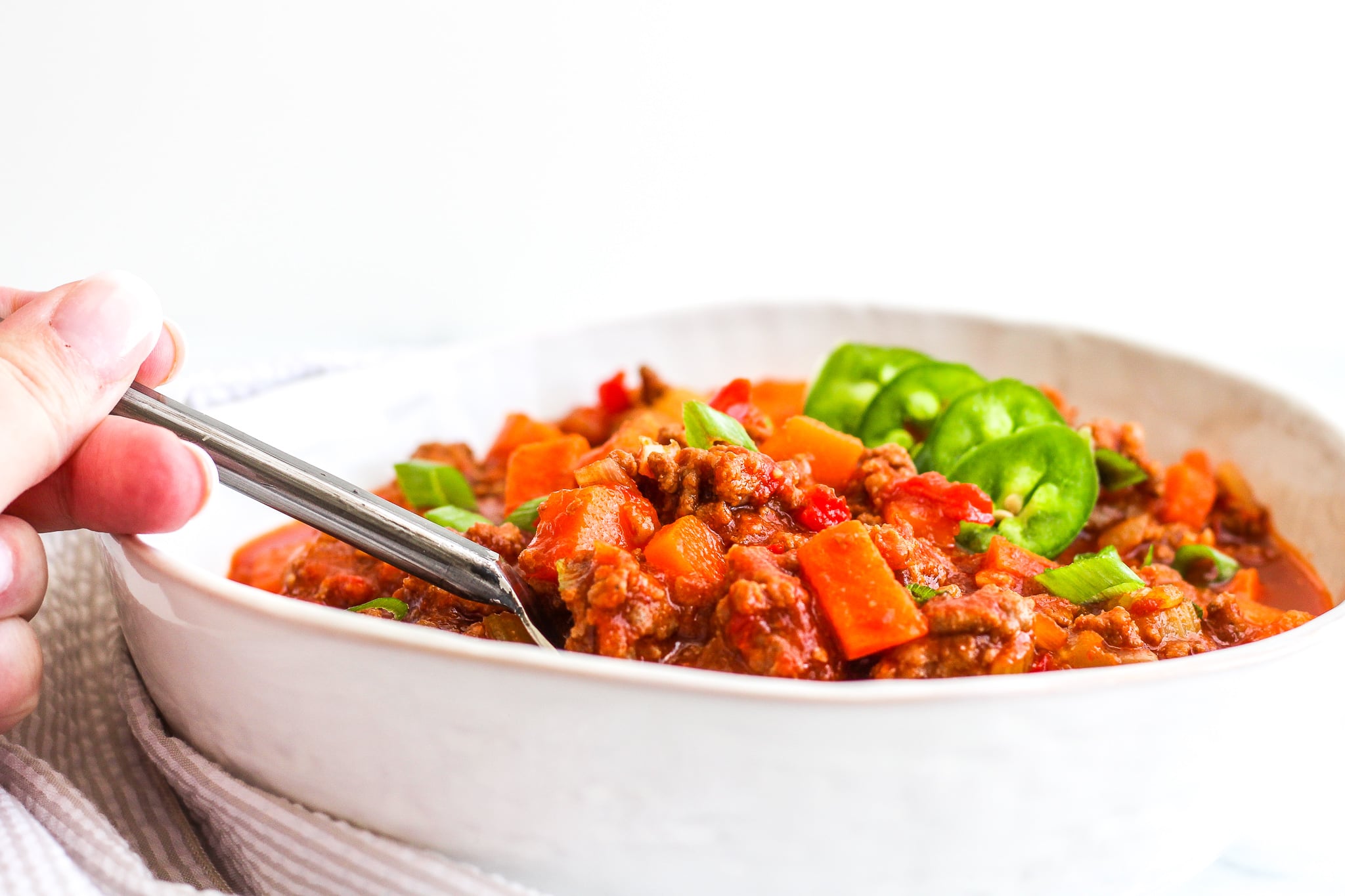 Whole30 Sweet Potato Chili