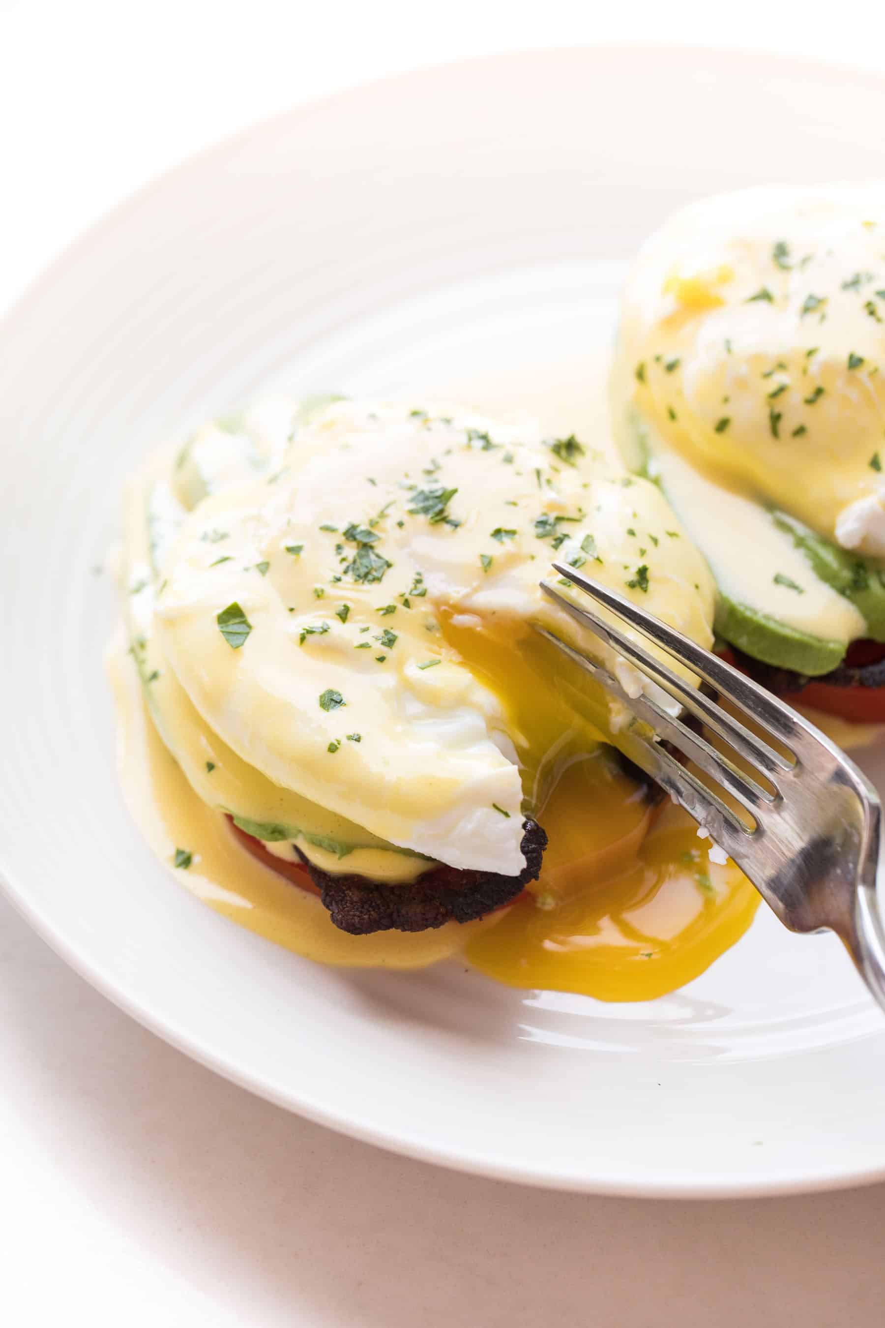 Whole30 + Keto California Eggs Benedict - Tastes Lovely