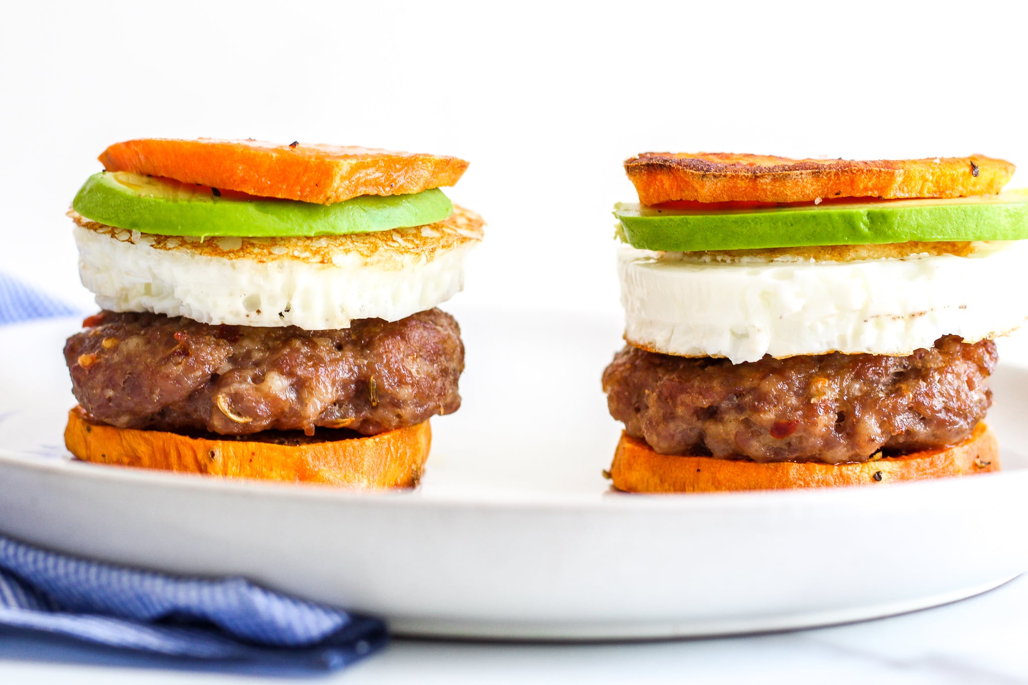 Whole30 Sausage & Egg Breakfast Sandwiches