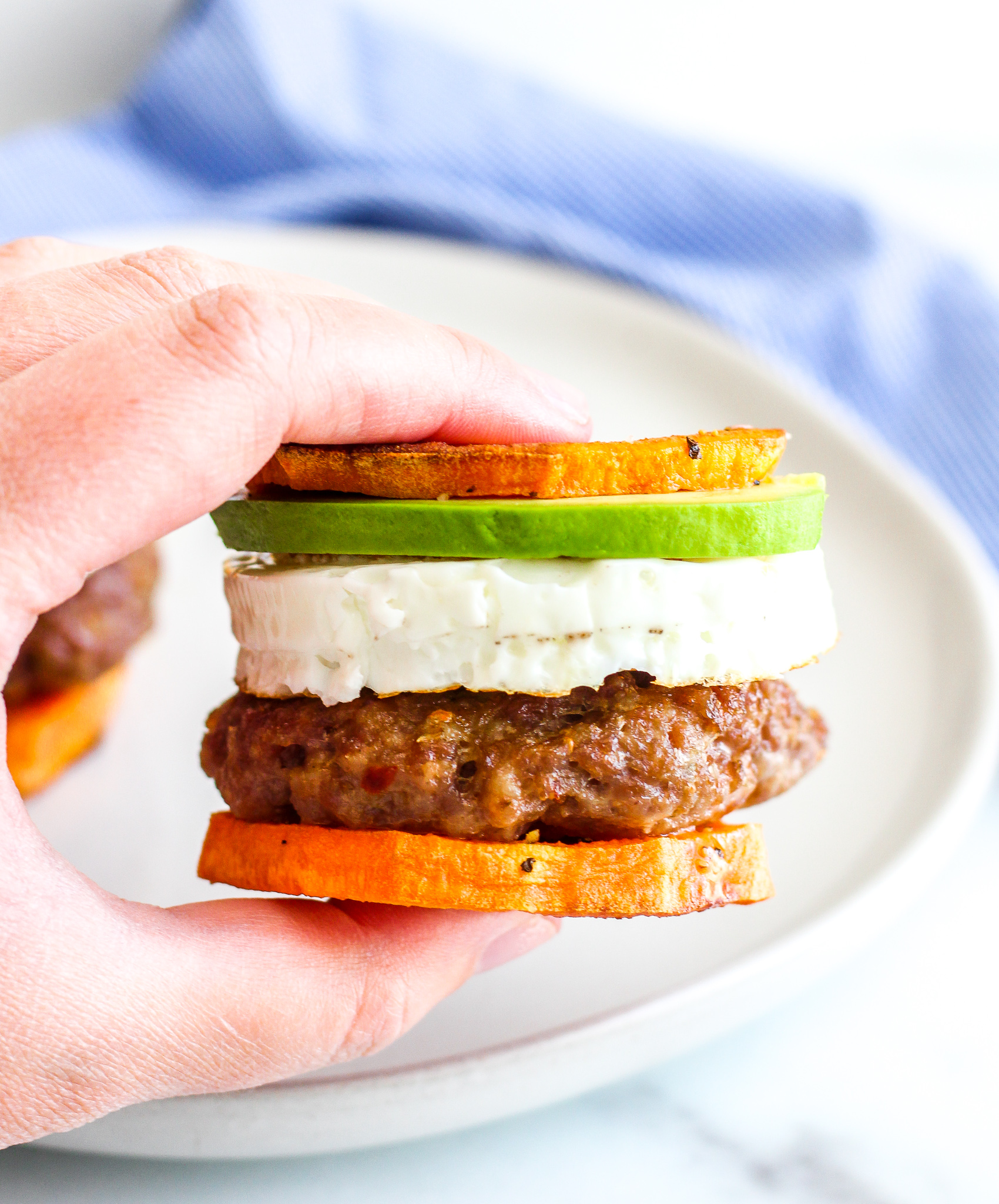 Whole30 Sausage & Egg Breakfast Sandwiches