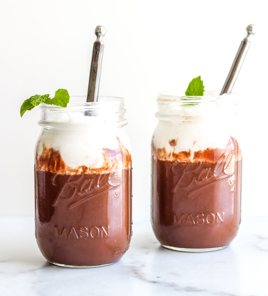 Dairy Free Peppermint Hot Chocolate - The Bettered Blondie
