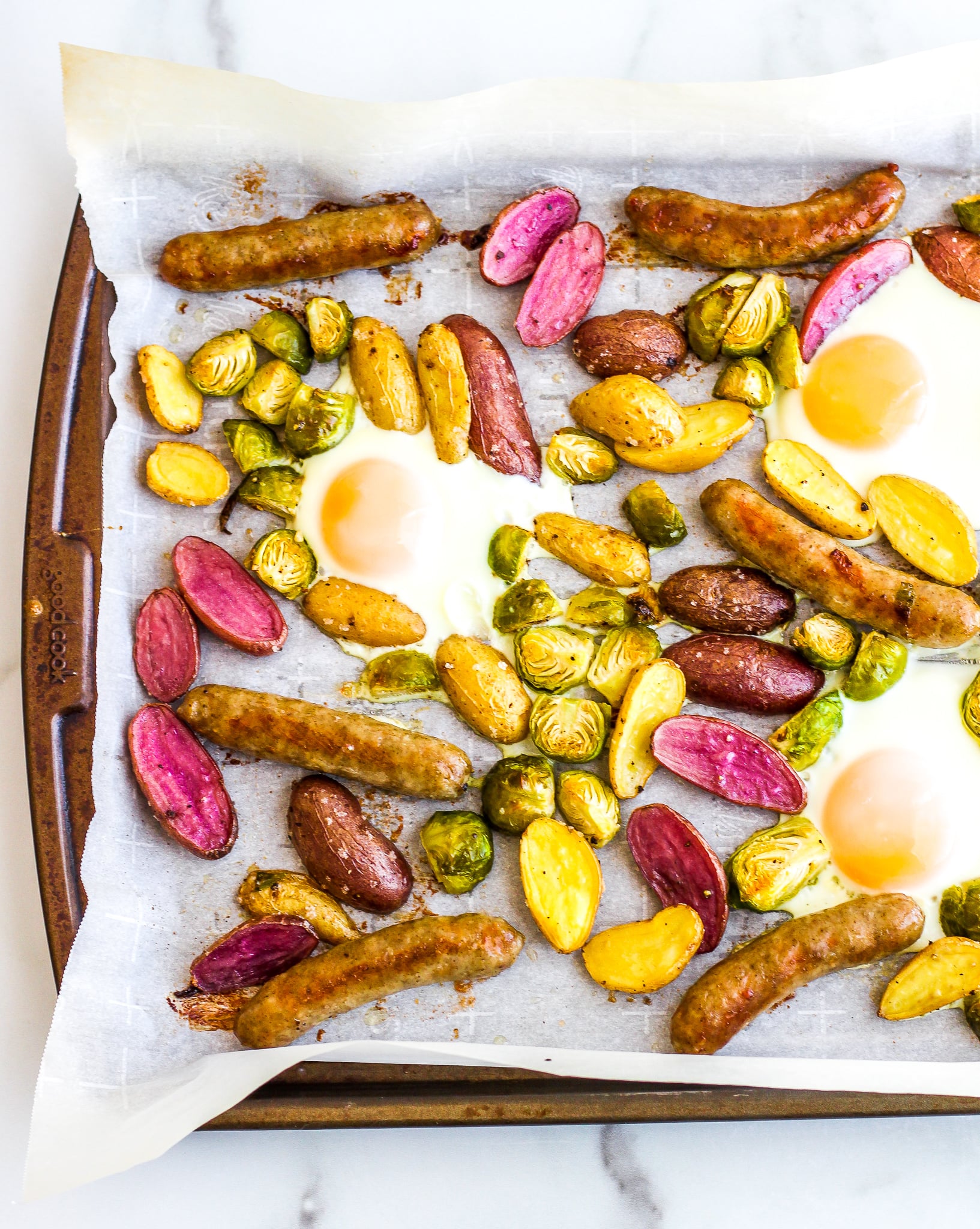 Sausage & Egg Breakfast Sheet Pan Meal