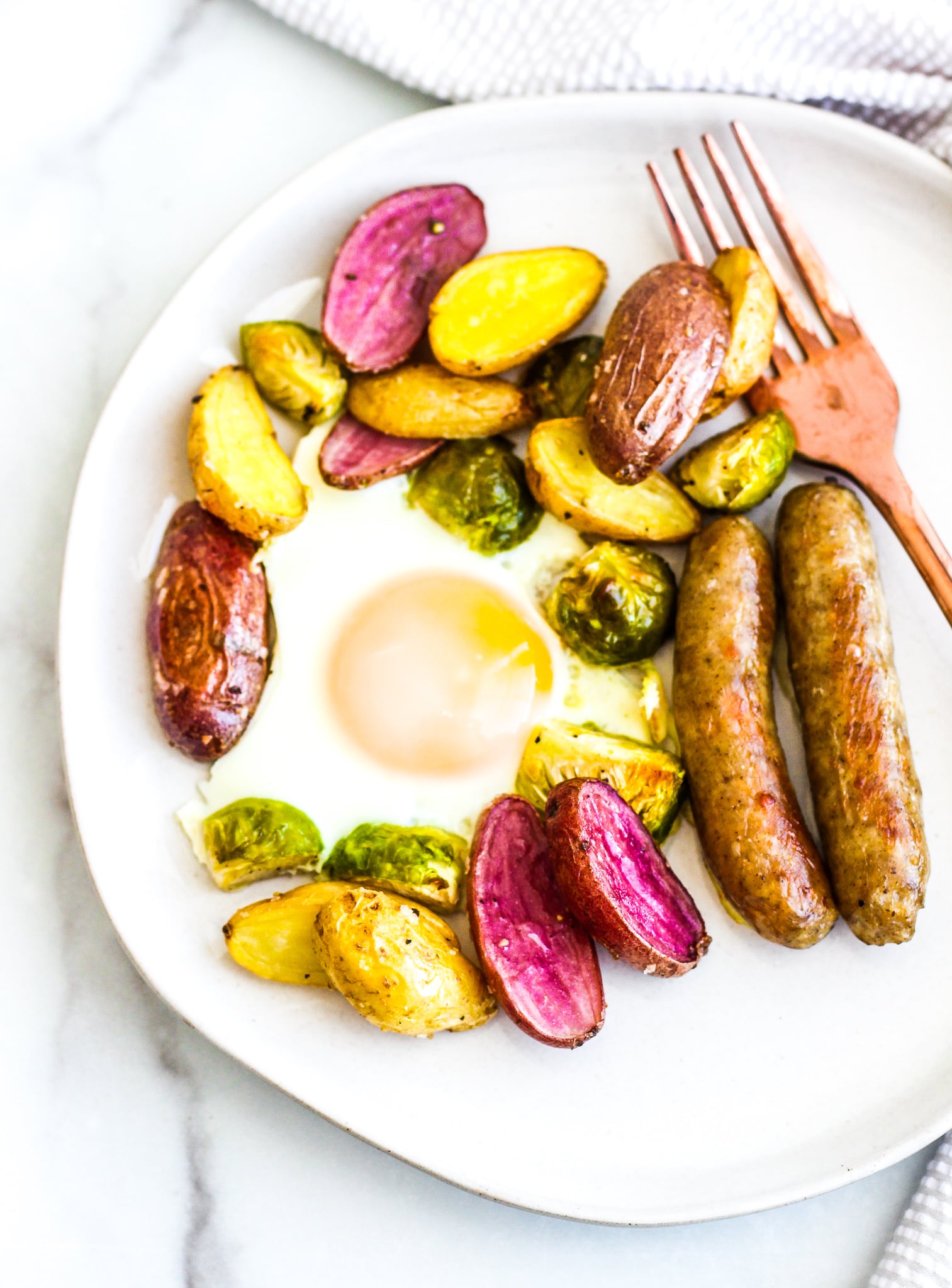 Sausage & Egg Breakfast Sheet Pan Meal