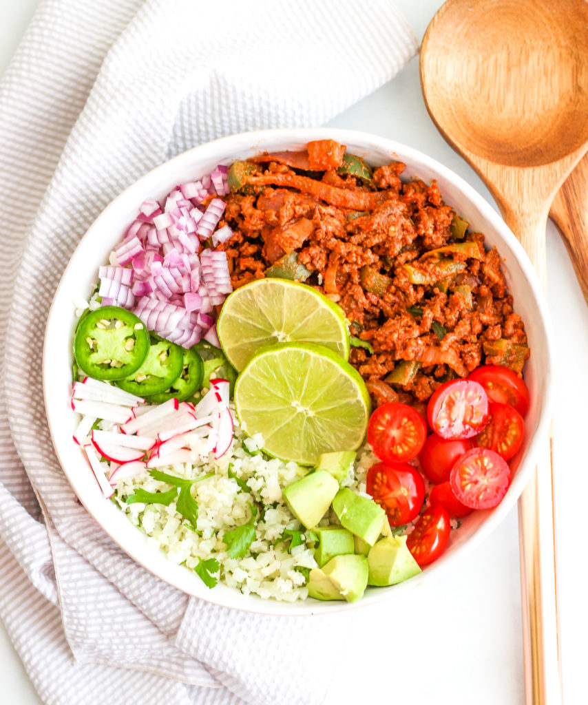 Easy Whole30 Taco Bowls The Bettered Blondie