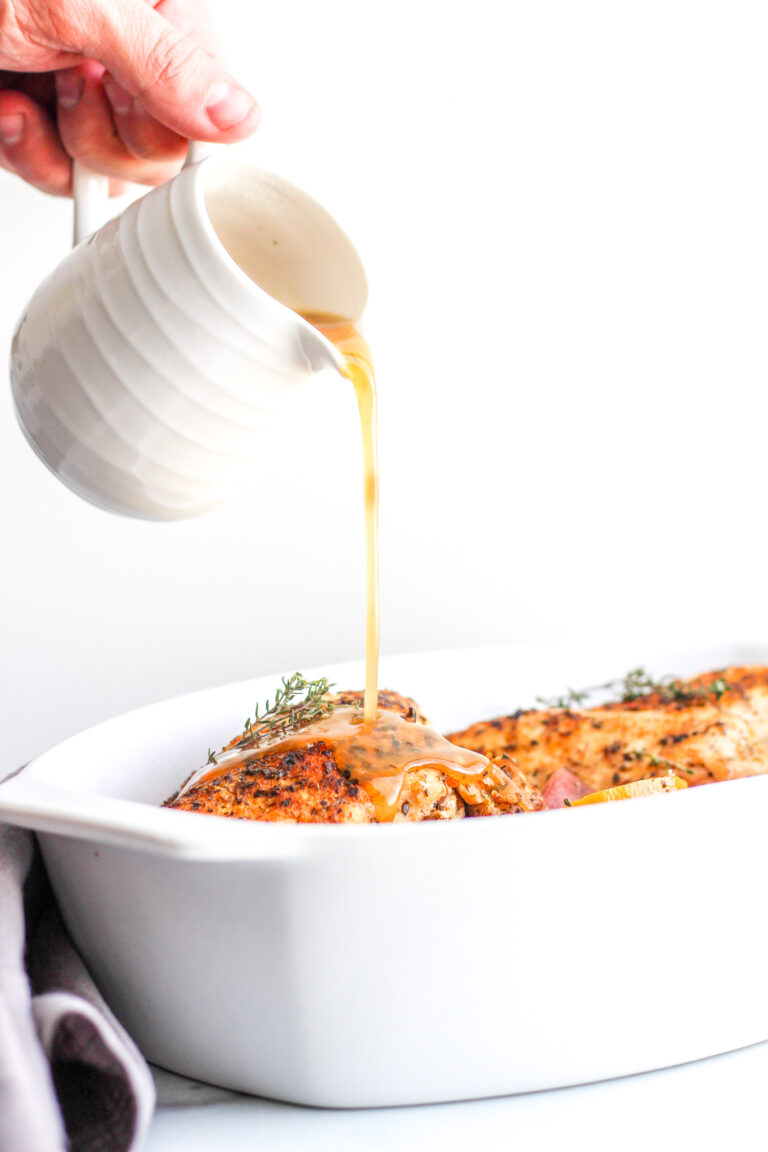 Whole30 Instant Pot Chicken & Veggies with Gravy