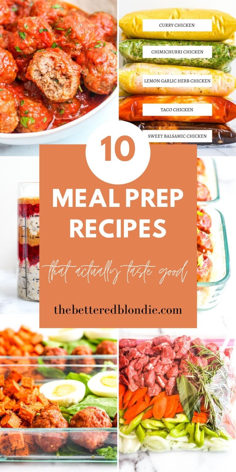 10 Healthy Meal Prep Recipes – That Actually Taste Good