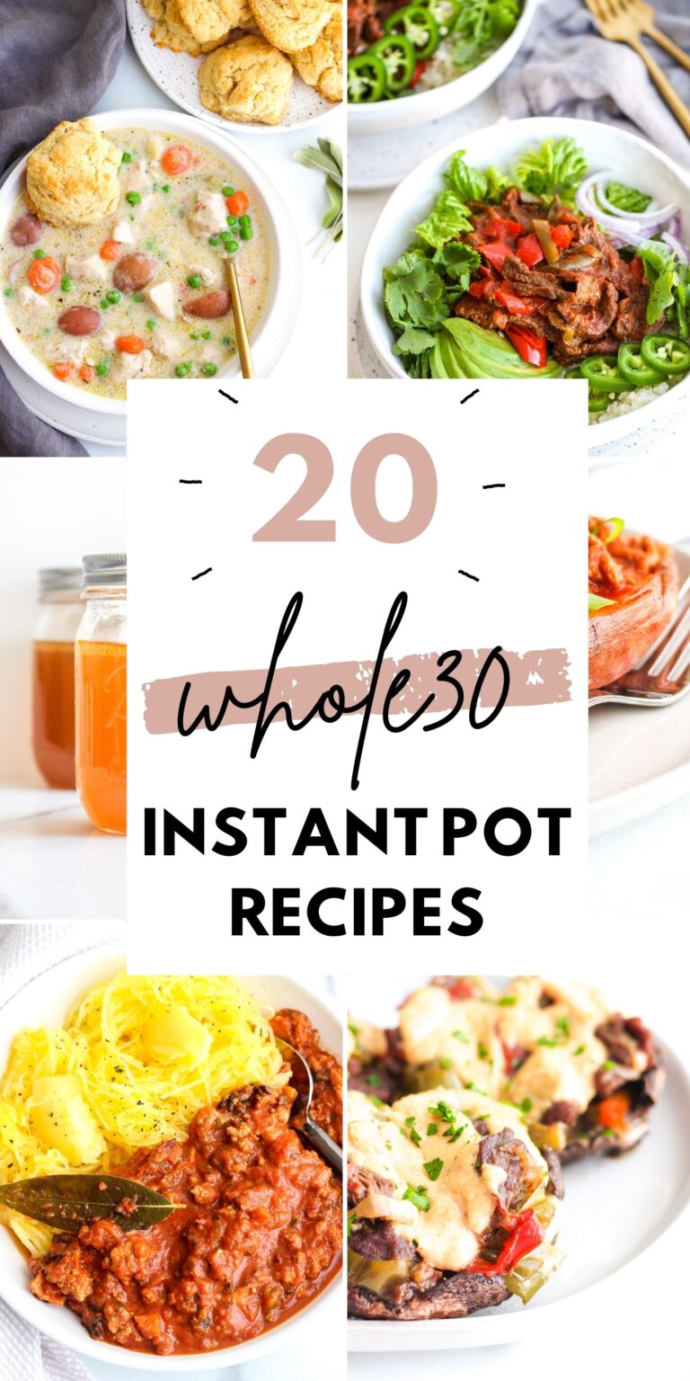 20 Whole30 Instant Pot Recipes