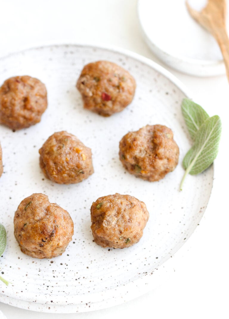 Whole30 + Keto Breakfast Meatballs