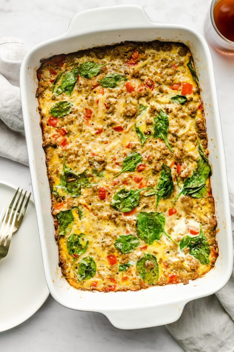 Sausage Hashbrown Breakfast Casserole